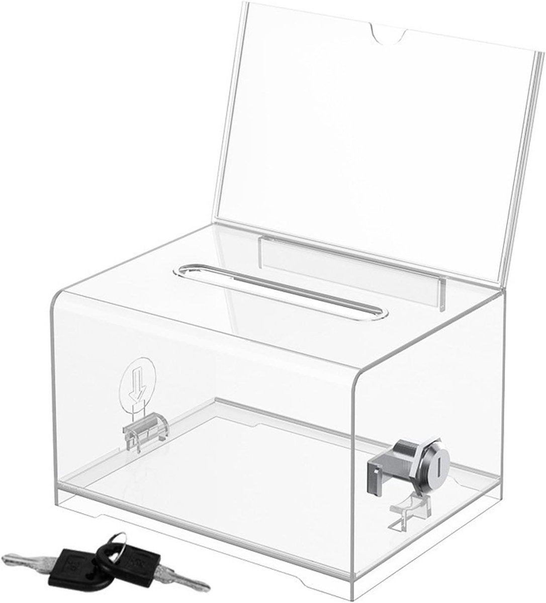 Transparante stembus met sleutelslot - Dailygoods