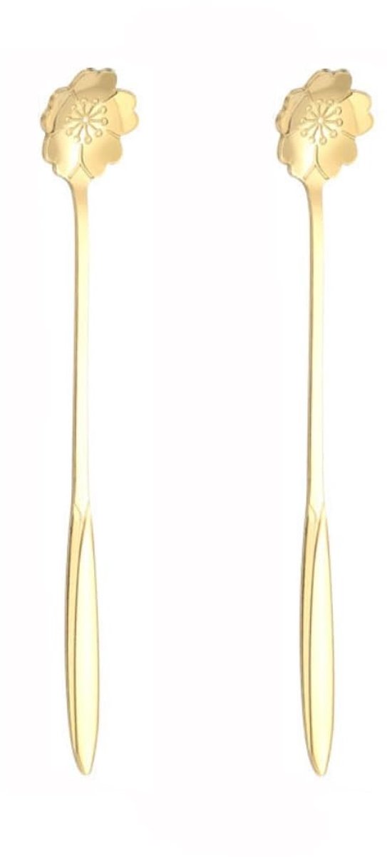 Allecto - Roestvrijstalen Koffielepels - Mini Soeplepel - Set van 10 - Goud of Zilver - Theelepel voor Koffie en Dessert - Geschikt voor Thee en Mu...