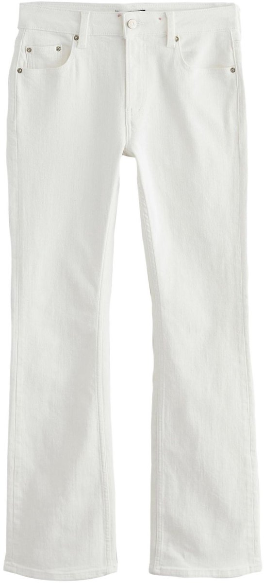 Next - Dames - Tabitha Simmons X Next jeans met bootcutpijpen - Wit