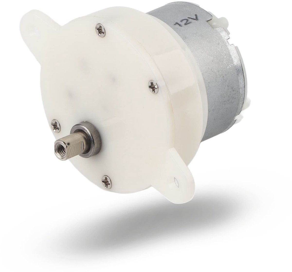 Dailygoody - 12V Motor met Snelheidsregelaar - Dempende Versnellingsbak - Compact formaat - Geluidsarm - Geschikt voor Speelgoed en Displays - 10rpm -...