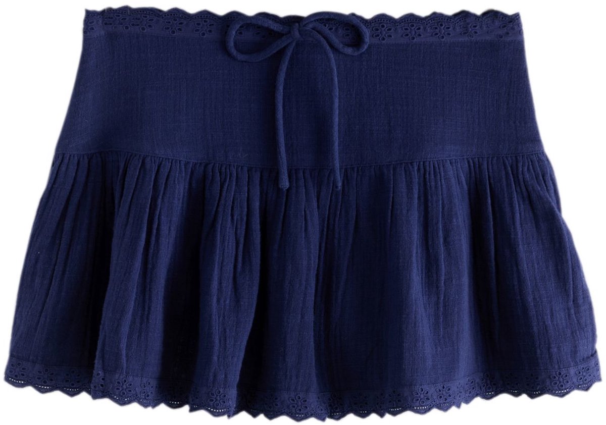 Next - Dames - Minirok met elastische taille - Blauw