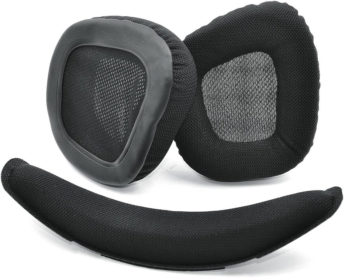 Comfortabele Vervangende Oorkussens en Hoofdband voor Gaming Headset - Geschikt voor Corsair Void RGB Elite USB, Zwart, Hoogwaardige Geluidsisolatie en Ergonomisch Ontwerp