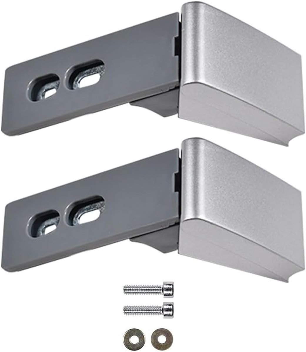 Hinges voor Deurhandvat, Koelkast en Vriezer - Reparatieset met Schroeven, 2 Stuks voor Duurzame Gebruik