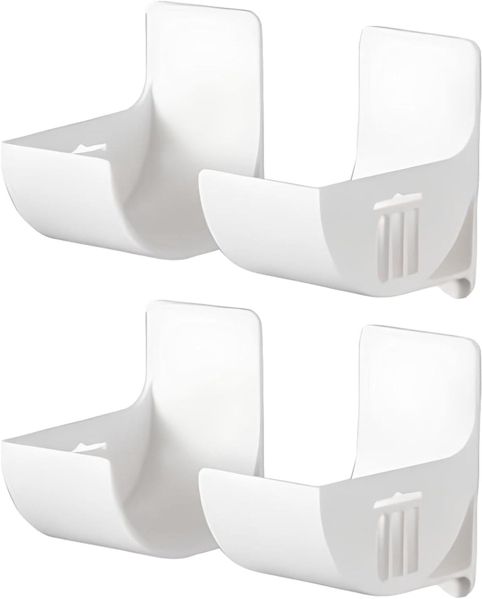Muurbevestigde afvalzakhouder, organizer voor afvalzakken, dispenser voor keuken, badkamer en voorraadkast - 2 paar