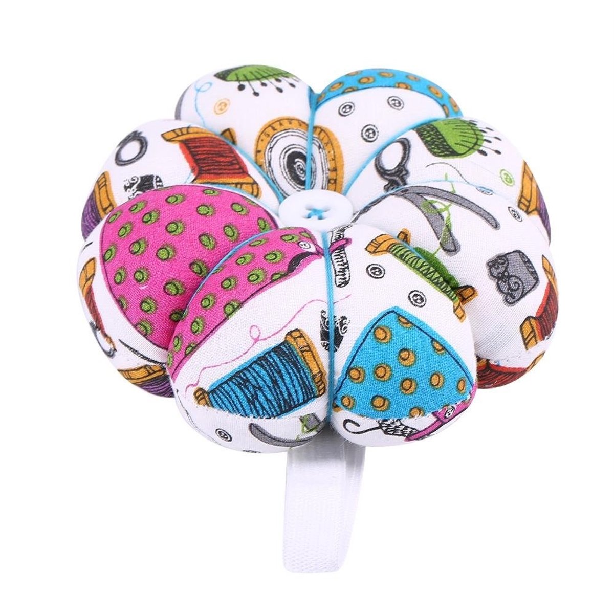 Sheens Premium Pincushion Pumpkin - Creatieve Naaibescherming met Polsband