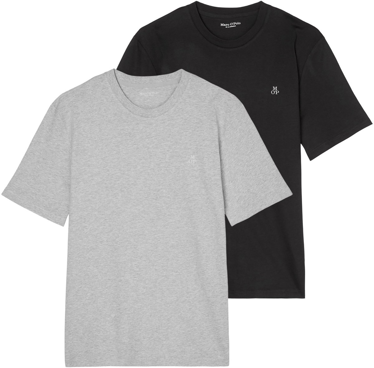 Marc O Polo T-shirt Small-Logo Set van 2