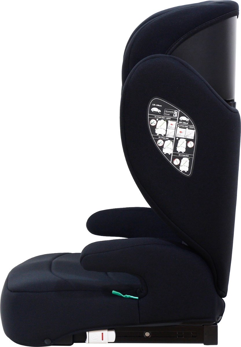 MamaLoes Rio Zwart Isofix 100-150 cm i-Size Autostoel thumbnail 5