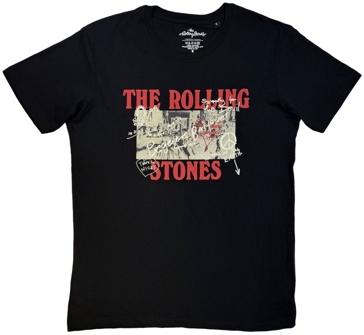 The Rolling Stones - Beggars Banquet Graffiti Heren Tshirt - 2XL - Zwart