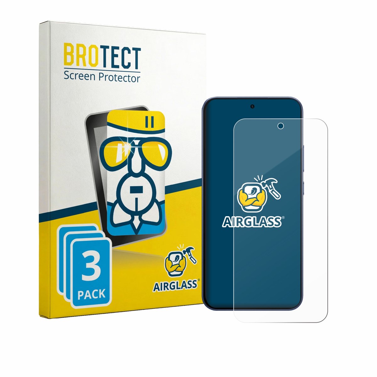 Screenprotector 3 Stuks voor Oppo F33 Pro Beschermglas transparant