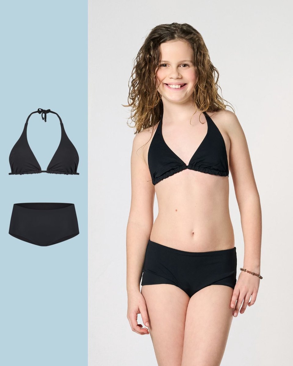 moodies period undies Moodies menstruatie zwemkleding (meiden) - bundel zwemkleding boxer- 2 stuks - meiden - maat M (176-188) - Zwart