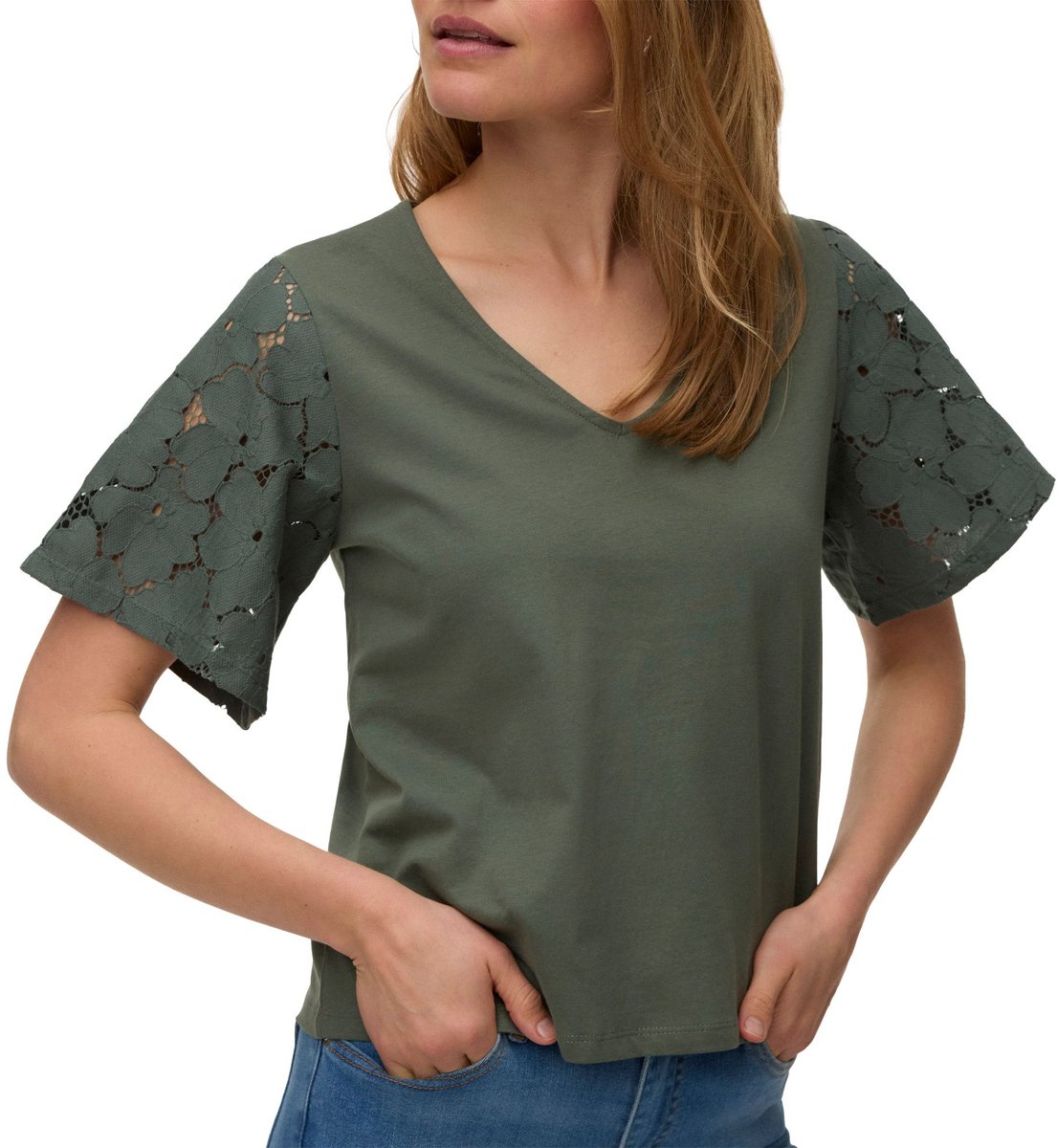 Vero Moda Villa Top Dames - Maat S