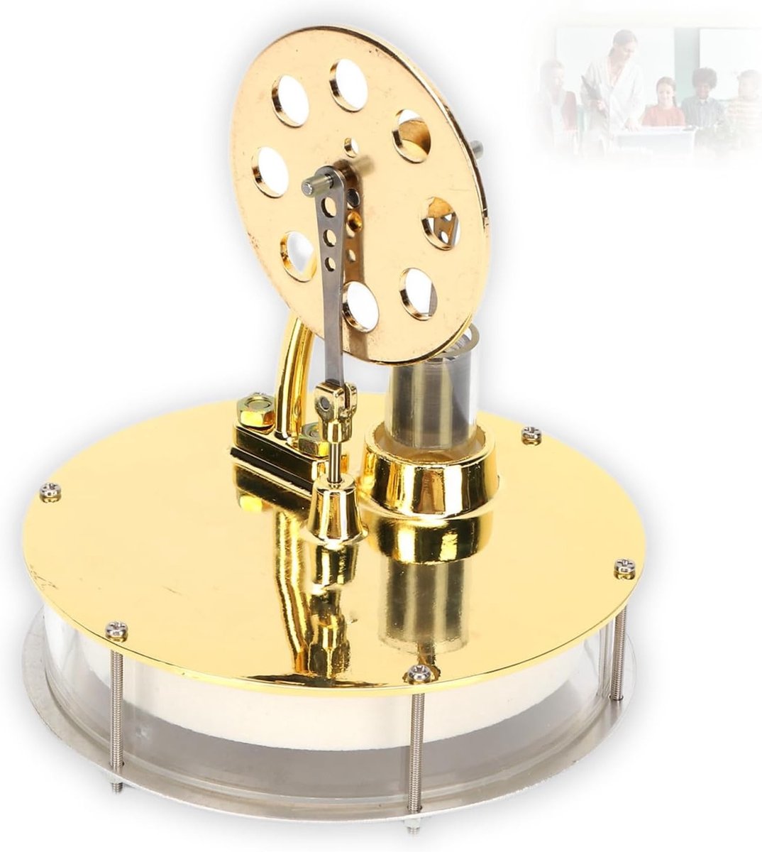 Onderwijsmodel met lage temperatuur Stirlingmotor - Wetenschappelijke kits voor experimenten, energie en thermodynamica
