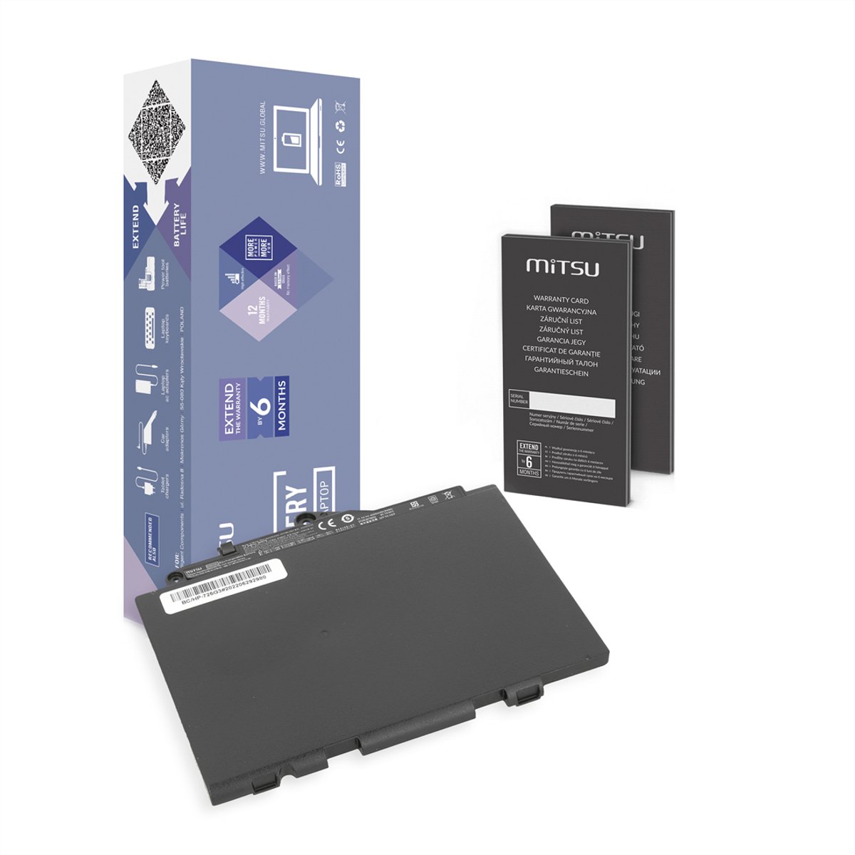 Mitsu SN03XL - Batterij - Tianneng A Klasse - Compatibiliteit - 24 maanden garantie