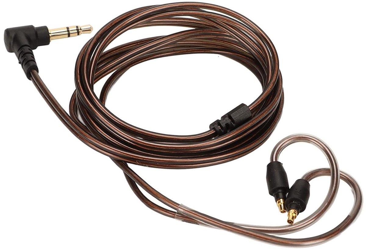 Upgrade kabel voor hoofdtelefoons, 3.5mm zuurstofvrije koperen kabel, vervangingskabel voor Sennheiser IE40 Pro, 120 cm, audiokwaliteit, geluidservaring, accessoires voor hoofdtelefoons