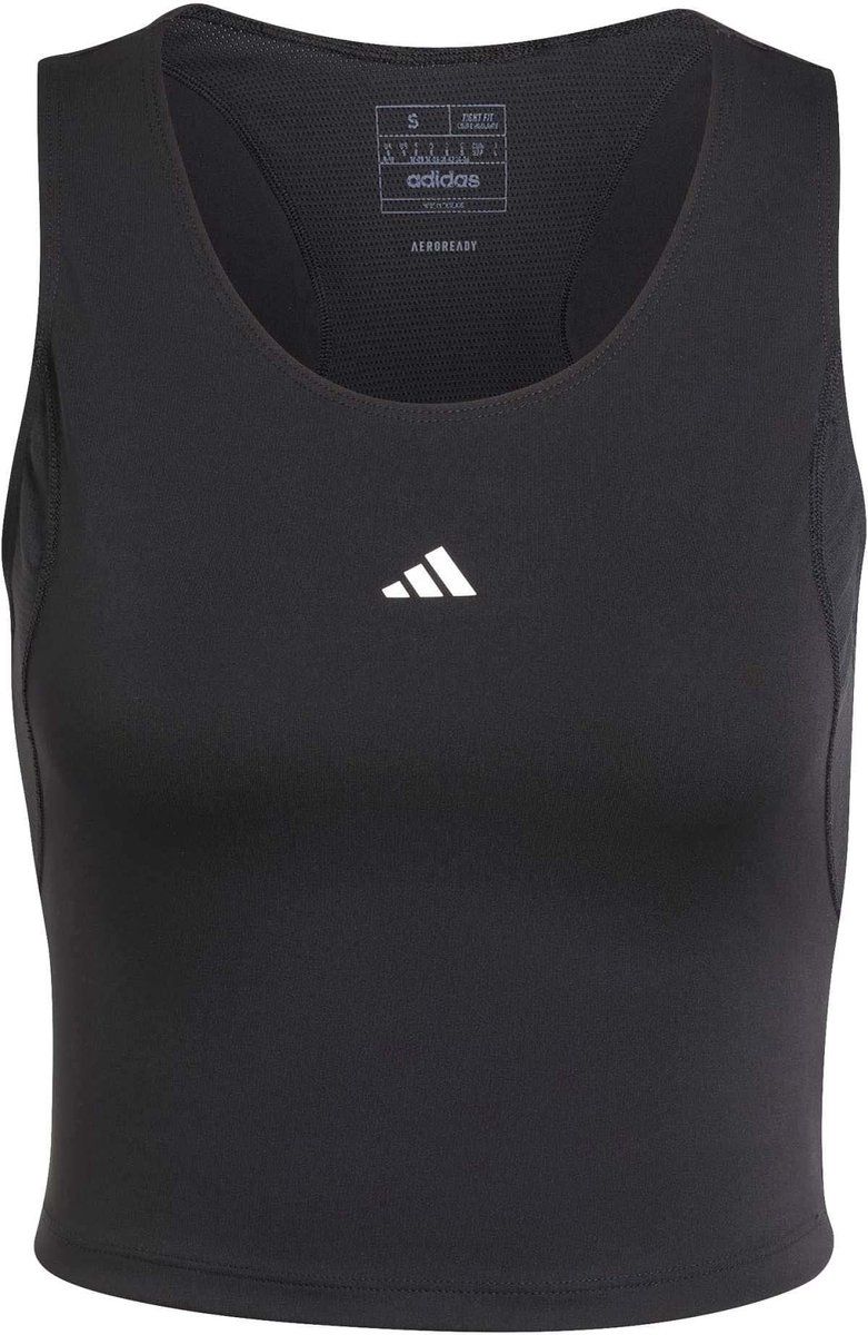 Adidas Sport Croptop Tf Crop Tk Sportswear Vrouwen Zwart