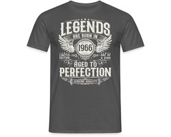 Legends Are Born In 1966 | Verjaardag Cadeau 60 Jaar T-Shirt Heren