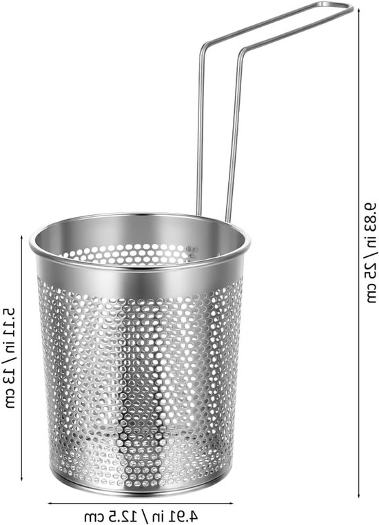 Dailygoods- Pastamachine Roestvrij staal - Opvouwbaar - Pasta droogrek - Mesh zeef - Kookmand - Handvat voor veilig gebruik van Dailygoods — afbeelding 4