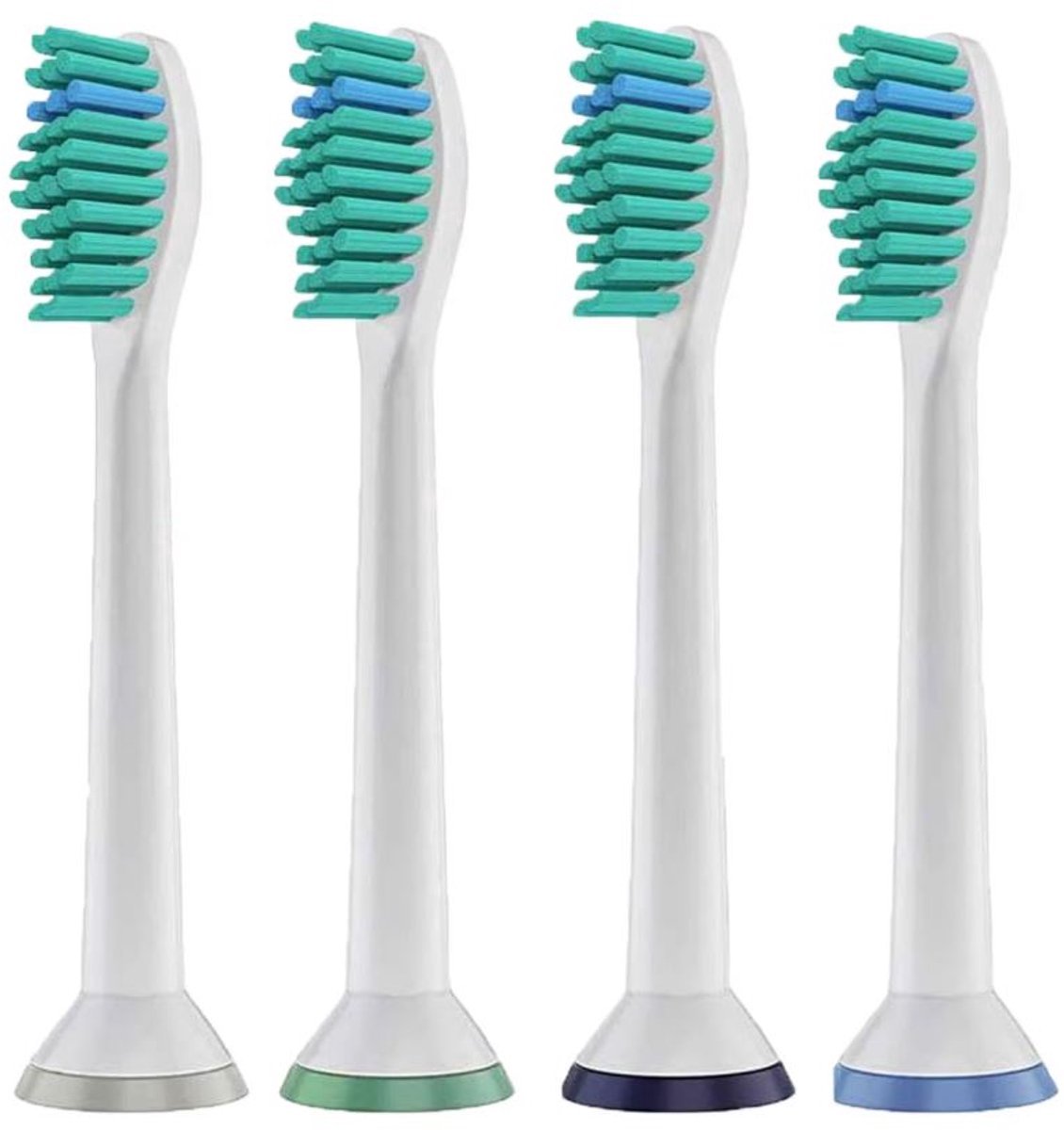 Scoby - Opzetborstels - Elektrische tandenborstel borstels - Replacement brush heads - Geschikt voor Philips Sonicare - Tandverzorging - 4 stuks - Wit