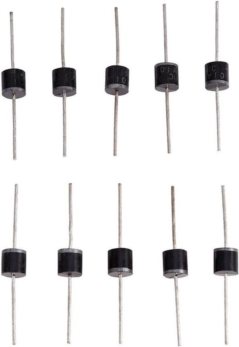 Set van 50 hoogspanningsdiodes 10A10 1000V voor gelijkrichting, geschikt voor elektronische toepassingen met betrouwbare prestaties en lange levensduur