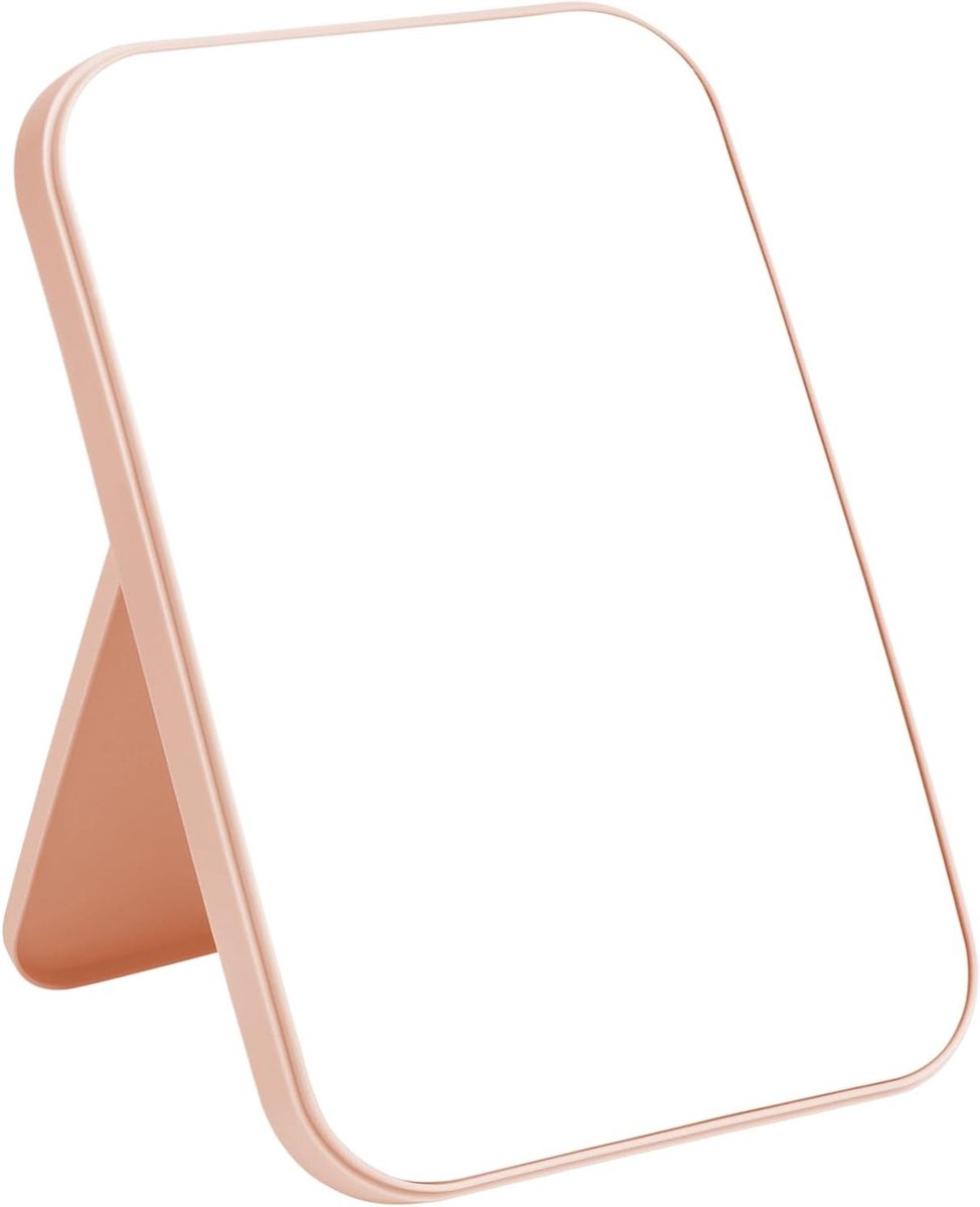 Opvouwbare Make-up Spiegel 20 x 13.4 cm - Draagbare Rectangulaire Reis Spiegel met Stand voor Bureau en Kaptafel, Ideaal voor Reizen en Kamperen