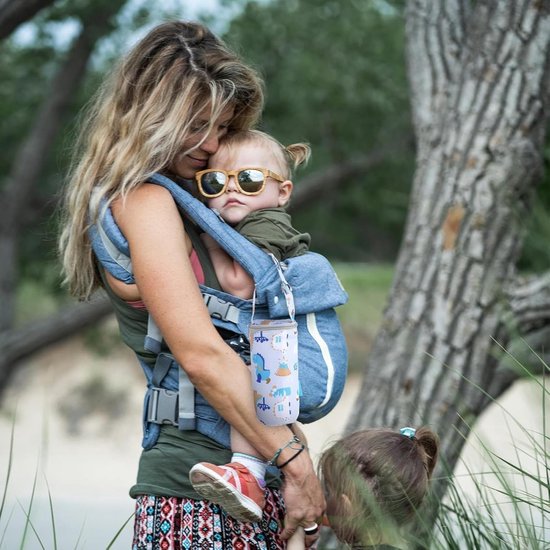 2 Stuks Isolerende Tas voor Babyflessen, Ideaal voor Kinderwagens, Lange Isolatie Tijd, Geschikt voor Diverse Flessen, Grijs en Donkere Kleur — afbeelding 3