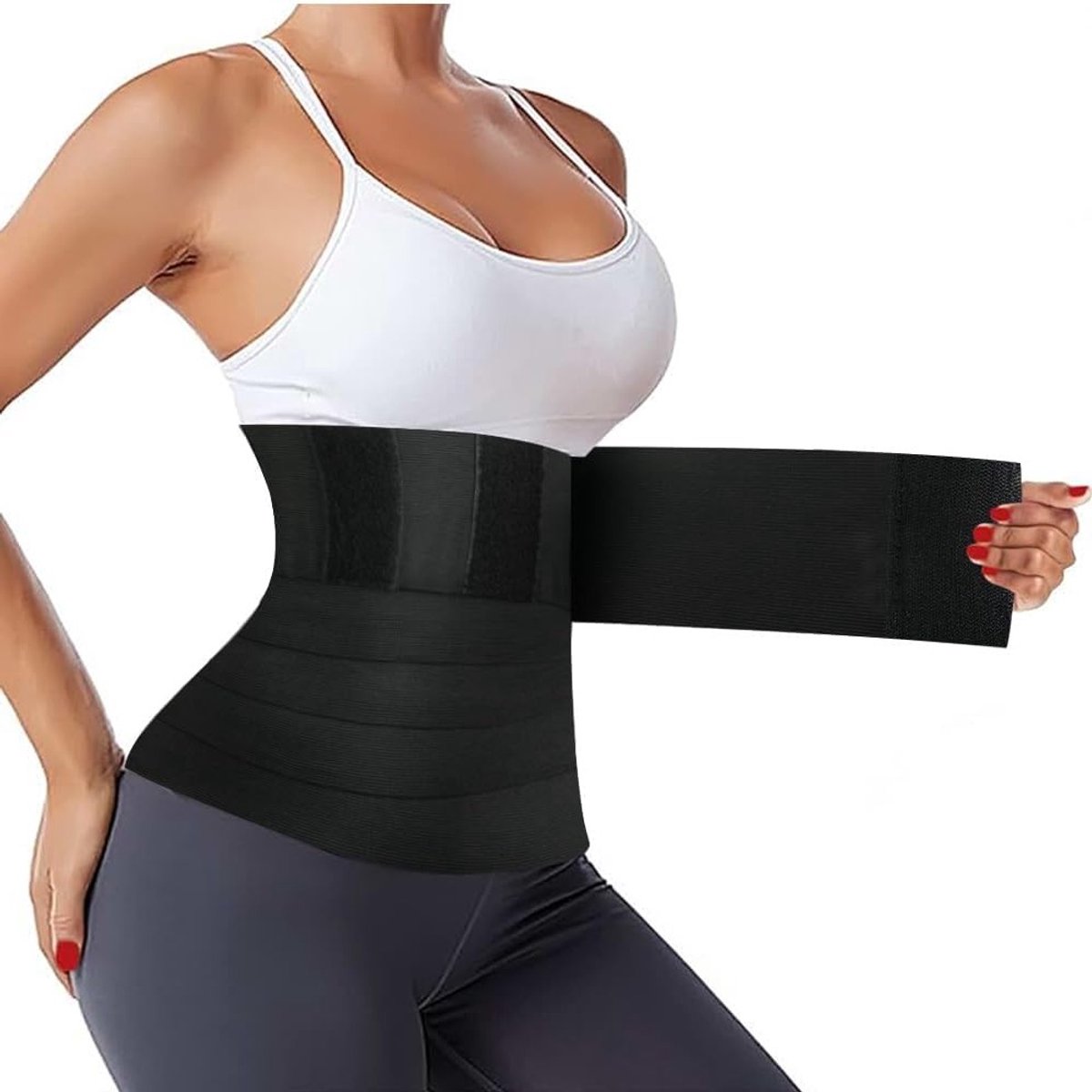 Verstelbare Taille Trainer en Sauna Zweetband voor Gewichtsverlies, Lichaamsvormer en Sportieve Fitness voor Vrouwen