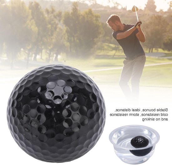 Zwevende Golfbal voor Watertraining, Geschikt voor Buitenactiviteiten en Oefeningen, 2-Lagen Ontwerp, Verbeter je Golfvaardigheden van Merkloos — afbeelding 3