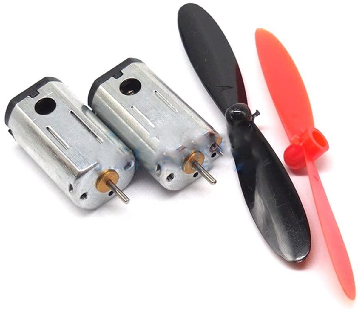 DC Motor - Kleine Motor - Modelbouw Projecten - Hoge Koppel - 6 Volt - Zilverkleurig