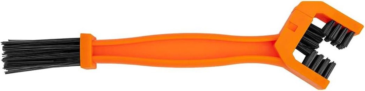 Kettingborstel - Onderhoudsborstel - Motoronderhoud - Duurzaam ontwerp - 245 cm - Zwart-Metaal