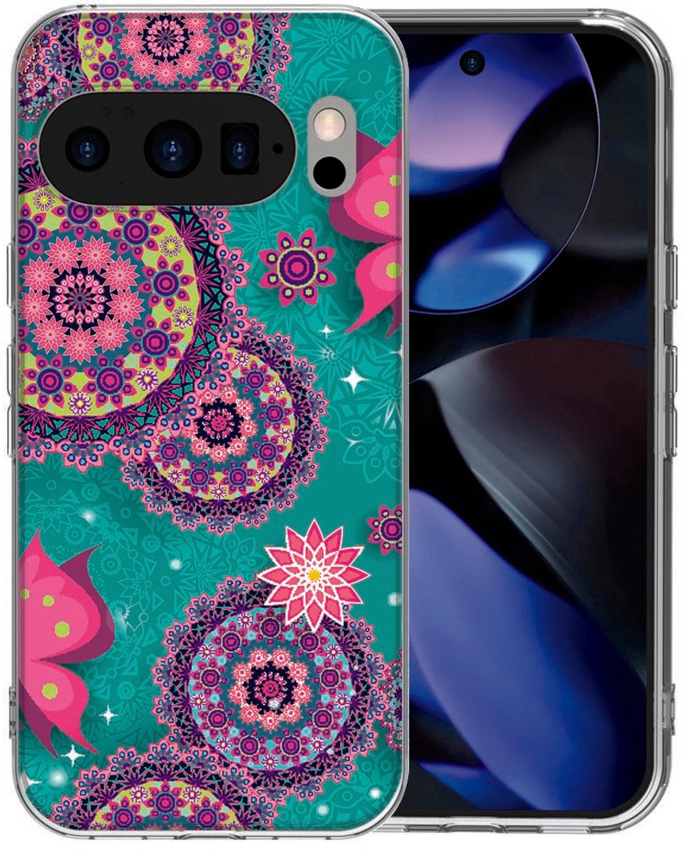 Google Pixel 10 / 10 Pro TPU hoesje Cirkels en Vlinders