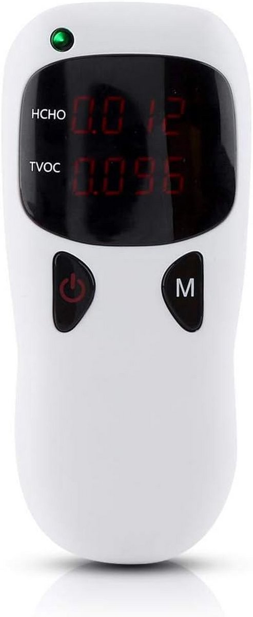 Fijnstofmeter - co2 Meter - Fijnstof Meter voor Binnenshuis - Luchtkwaliteitsmeter - Luchtbewaking