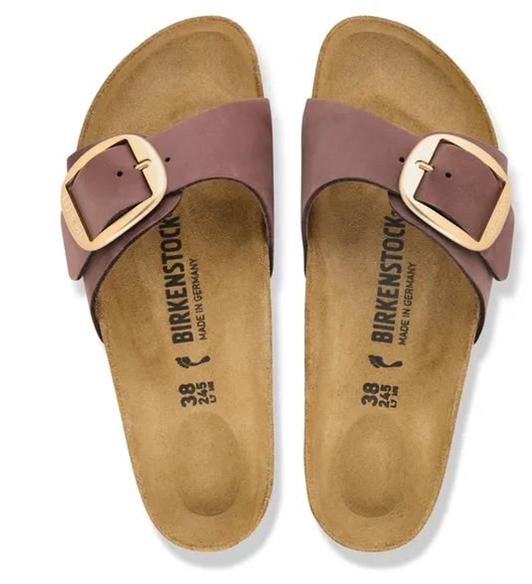Birkenstock Madrid Big Buckle Pepper Bordo