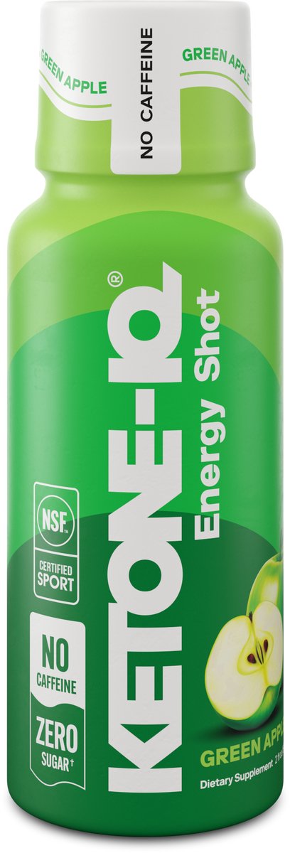 Ketone-IQ Energy Shot - Green Apple 6-Pack - Ketonen Drink voor Focus & Energie - Zonder Suiker - 6 x 59 ml — afbeelding 2