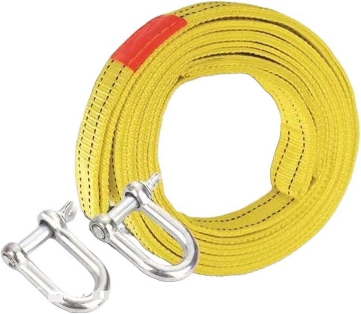 Sleepkabel - Trekkabel - Voertuigen Verplaatsen - Zware 5 Ton Capaciteit - 4 Meter Lengte - Zwart