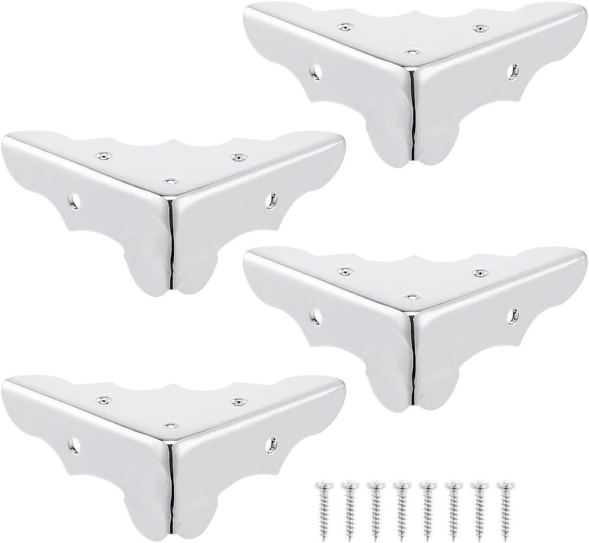 Set van 4 Hoekbeschermers voor Gitaar Doos - Metaal, Staal, Schokbestendig en Duurzaam