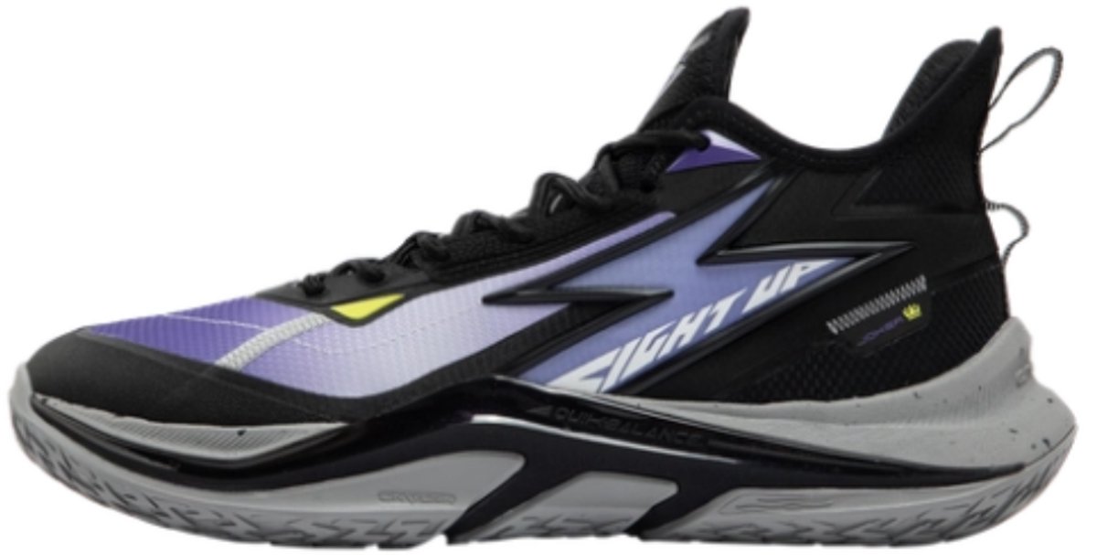361 Degrees Light Up Joker - Sneakers - Sportschoenen Heren - Basketbal - Schoenen - Zwart Paars