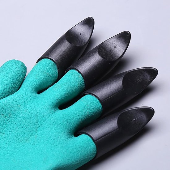 20 stuks - Tuinhandschoenen met graafgrepen - Afneembare universele vingertoppen - Zwarte graafgrepen voor in de tuin - Vingertoppen voor het graven van gaten en planten - Unisex graafgrepen - Geschikt voor planten, wieden, graven en tuinwerk — afbeelding 3