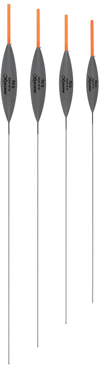 Matrix Slim Wire Pole Float – Slanke Vaste Stok Dobber voor Karper en F1’s - Maat : 0.60g