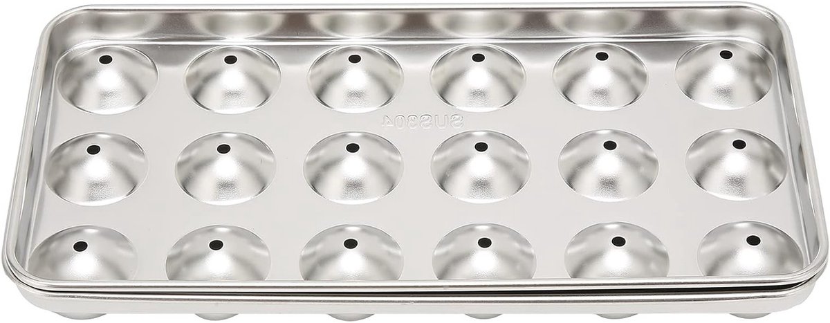 Ice Cube Mould van 304 RVS voor het Koelen van Wijn, Dranken en Cocktails in Bar of Restaurant