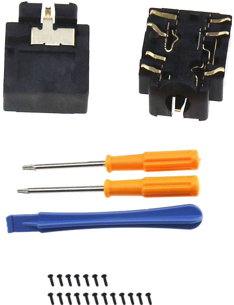 Dailygoods - Dailygoody - Hoofdtelefoon Aansluiting - Xbox One Controller Reparatieset - 3.5mm - Handig en gebruiksvriendelijk - Inclusief schroevendraaiers - Gesc.