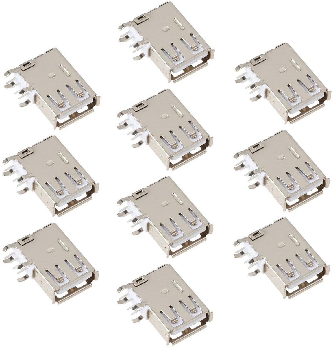 Dailygoods - 10Pcs USB Type A Vrouwelijke PCB Mount Socket Connector
