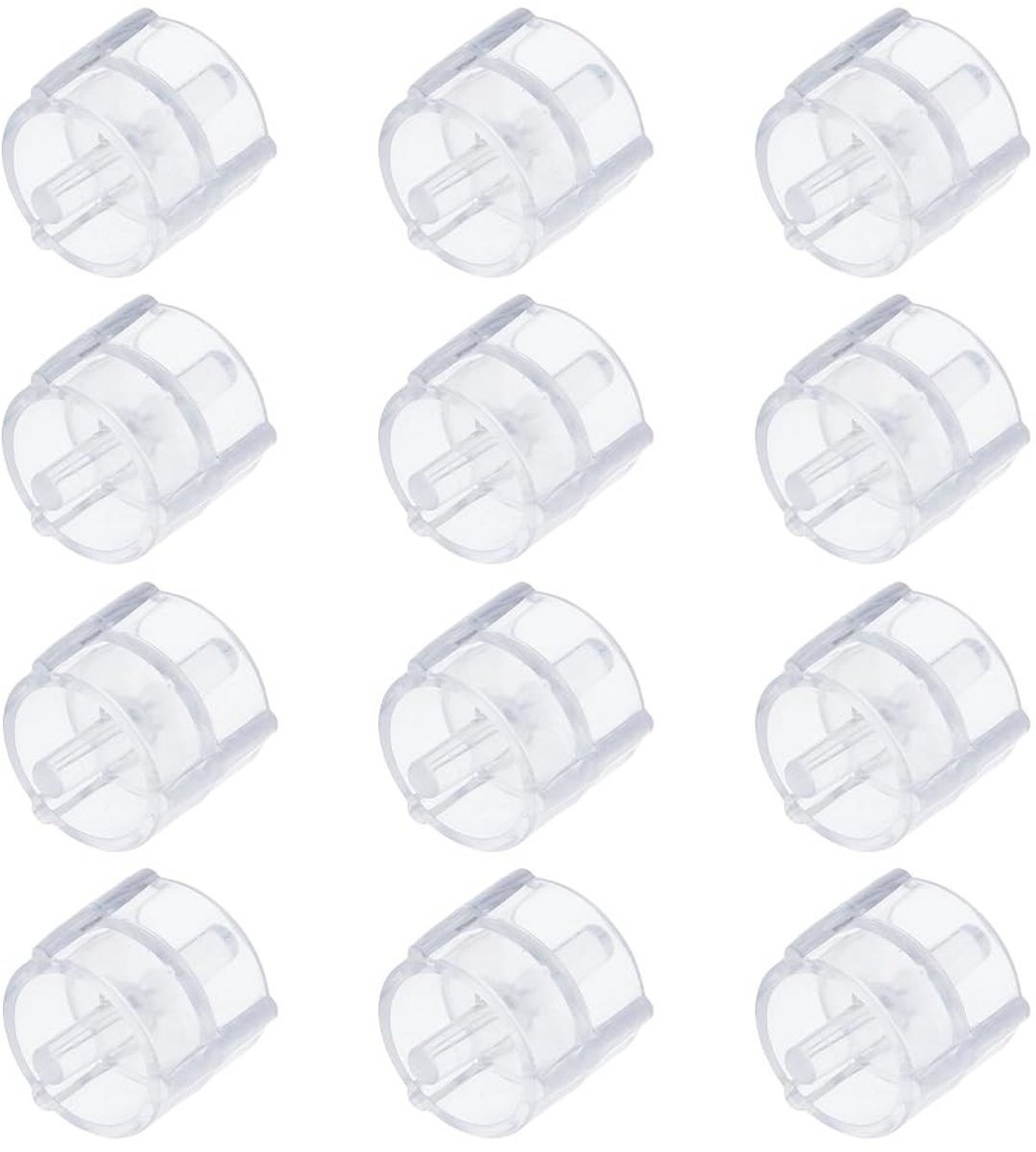 Dailygoods - Dailygoody - Tape Dispenser Vervanging - 12 Stuks - Ideaal voor School en Kantoor - 0,9 inch - Kleine Plastic Inserts - Handig voor Huishoudelijk Gebr...