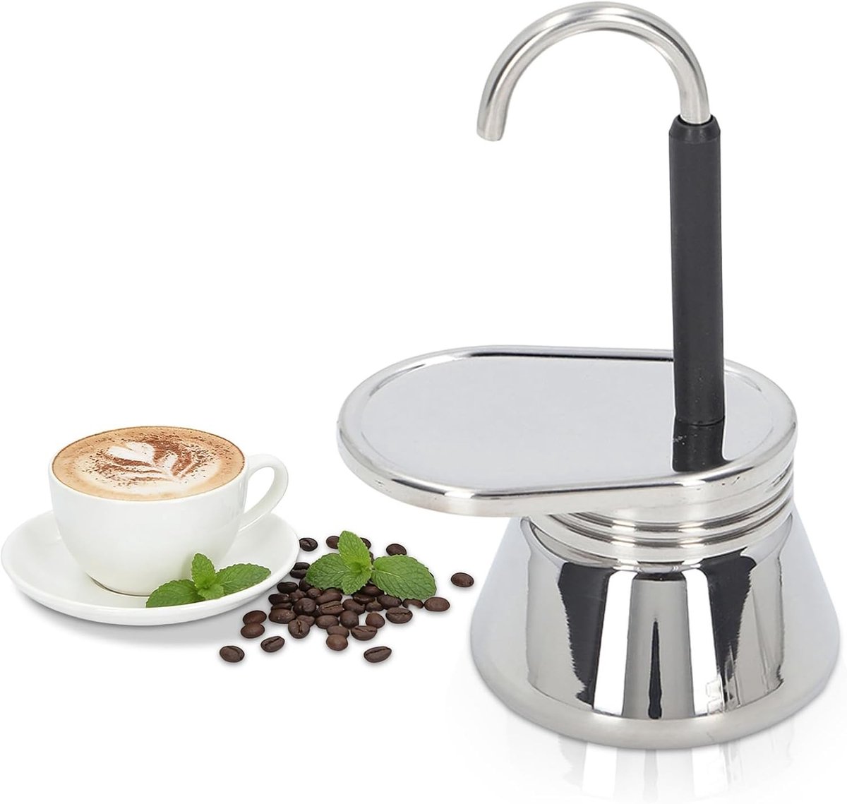 Dailygoods - Lichtgewicht Roestvrijstalen Mokkapot voor Koffie