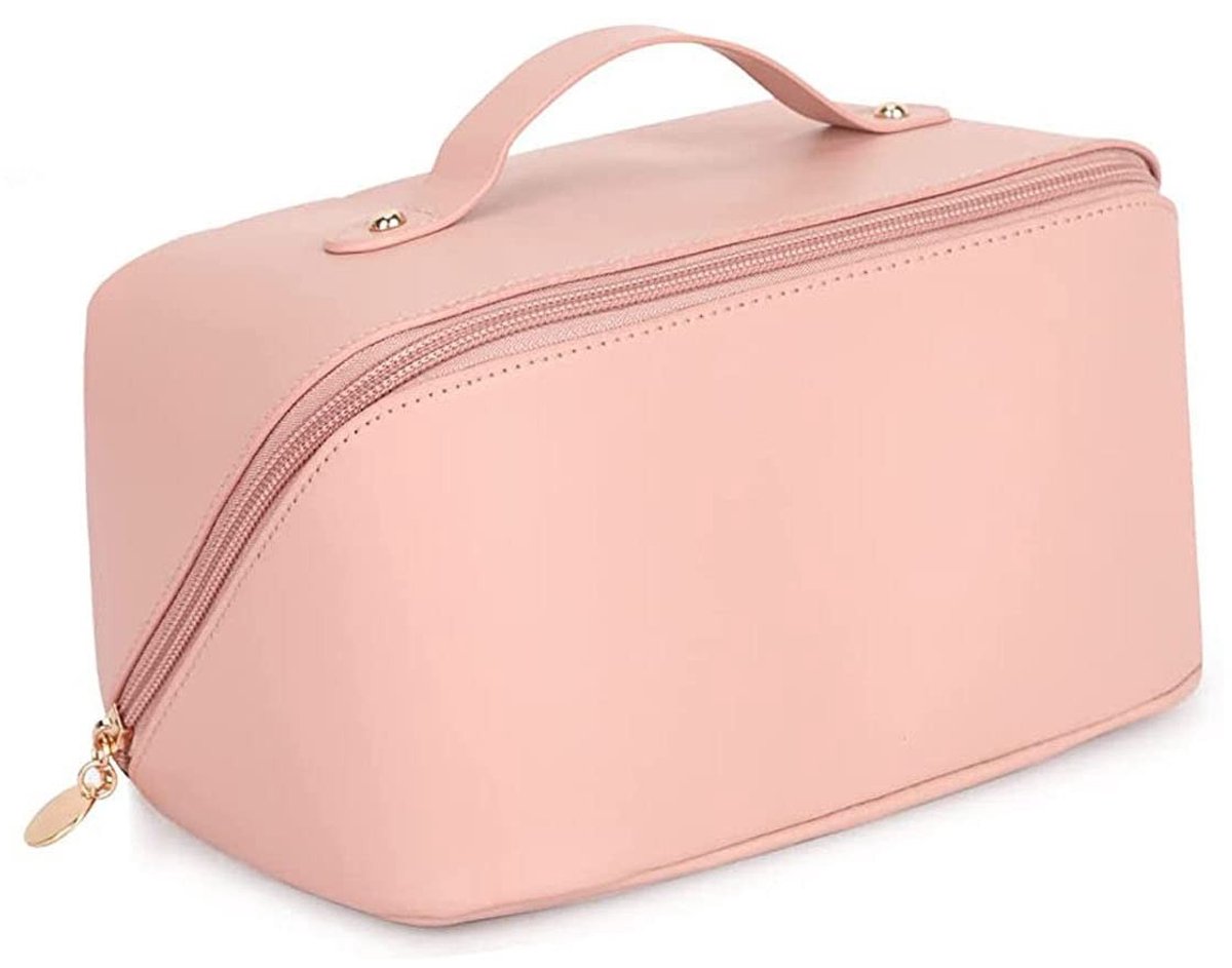 Dailygoods - Ruime PU Make-up Tas met Waterdichte Afwerking