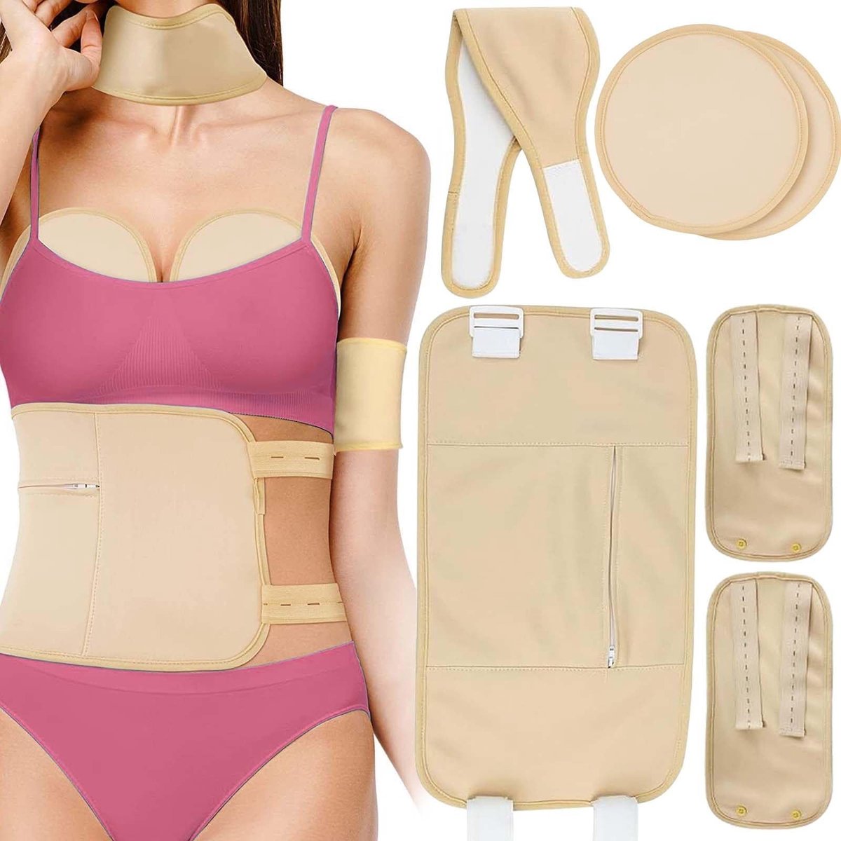 Dailygoods - Herbruikbare Ricinusolieverpakking Set voor Ontspanning