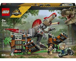 LEGO Jurassic World L'évasion du Spinosaurus Jouet Dinosaure pour Enfants 77982