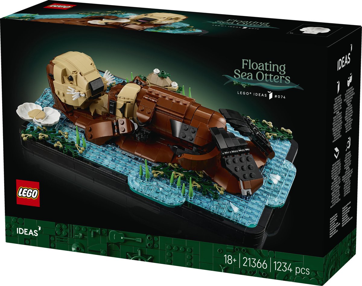 LEGO Ideas Drijvende Zeeotters - 21366 – foto 7