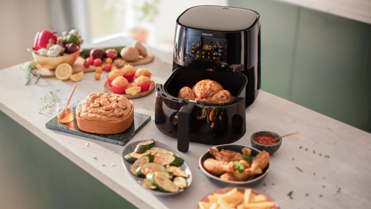 Philips Essential 3000 Series Airfryer XL - HD9270/90 - 6.2L Tot 5 Personen – foto 2