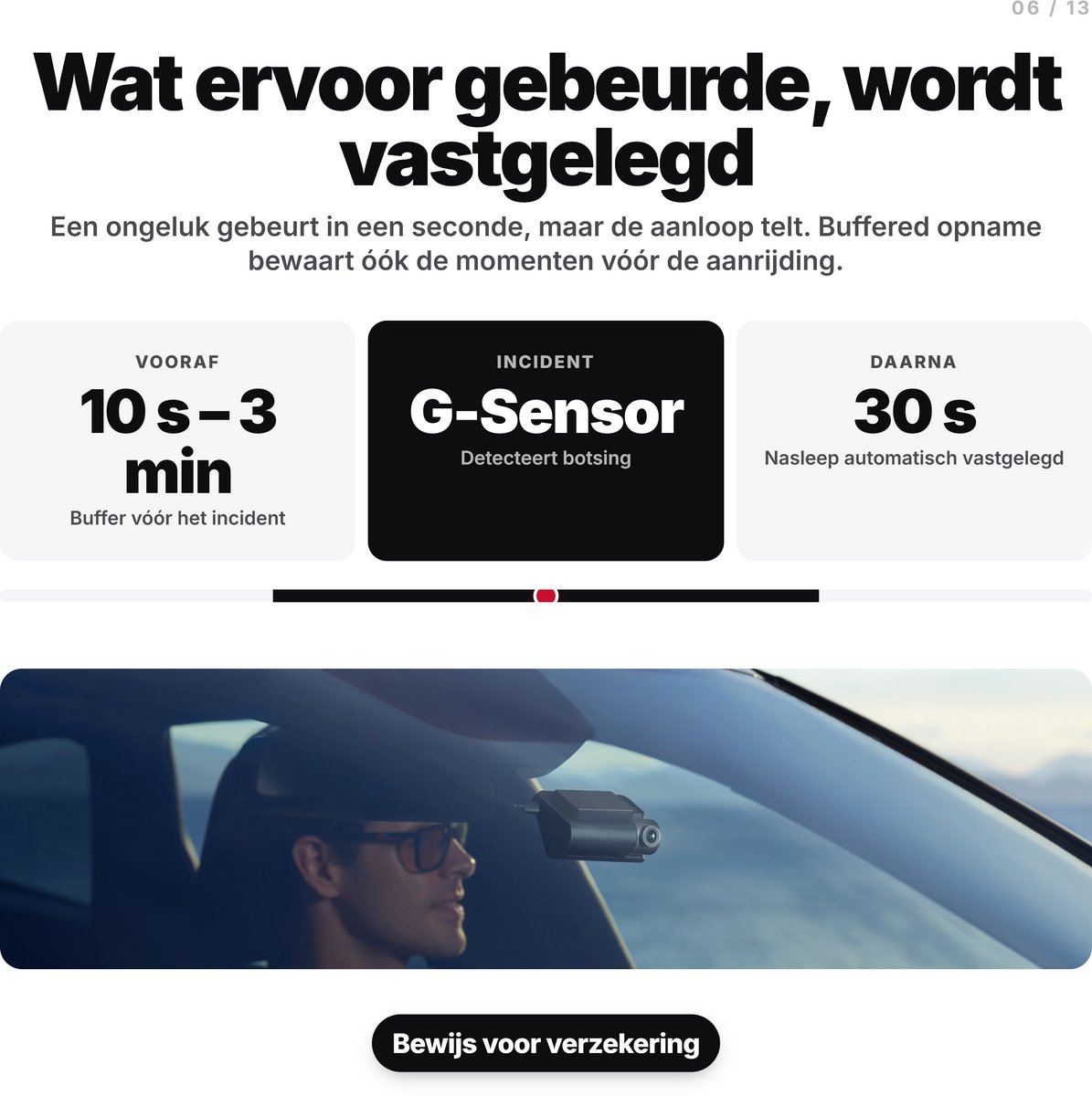 70mai A800SE Dashcam Set 4K voor & achter met GPS thumbnail 4