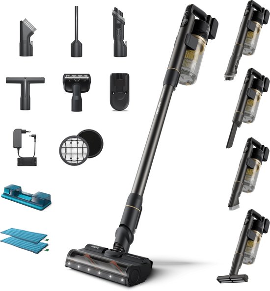 Philips Steelstofzuiger met Dweilfunctie XC7057/01 - Philips - €299,00